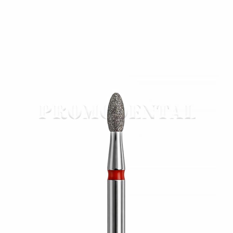 Fraise diamantée FG 277 (833F) – Oeuf – Grain rouge (fin)