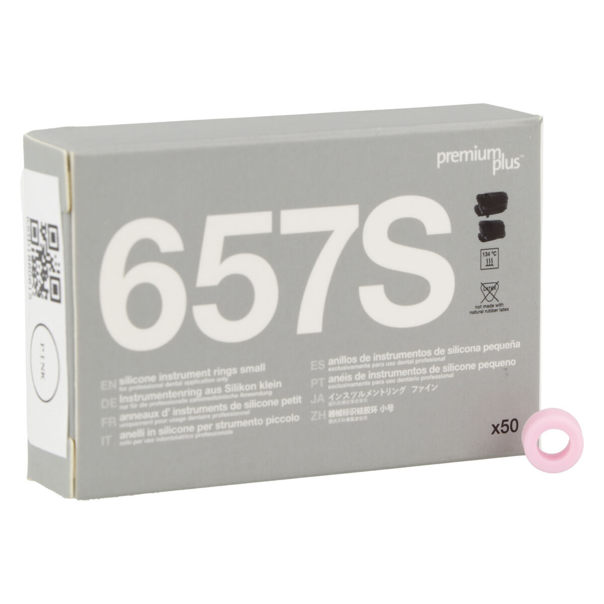 Premium Plus Silicone color-coded rings small - pink