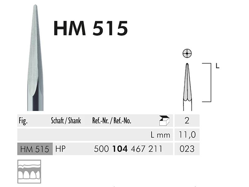 HM 515 HP 023 fraise en carbure de tungstène