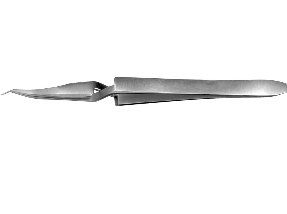 Bracket placing tweezers