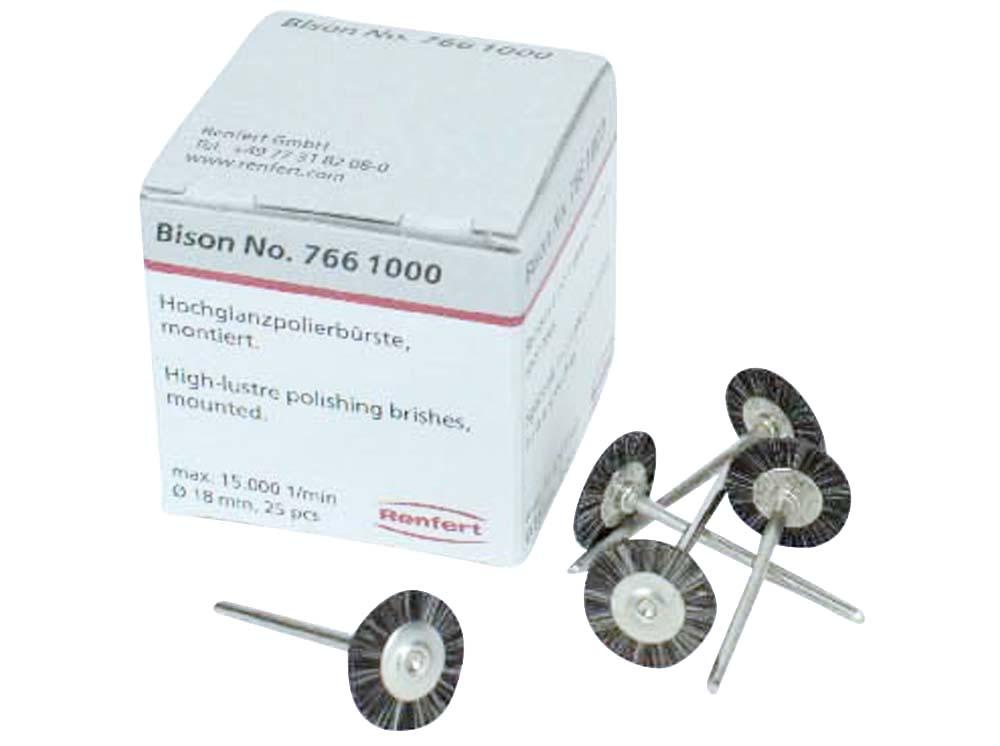 Bison polijstborstels 18mm 25st