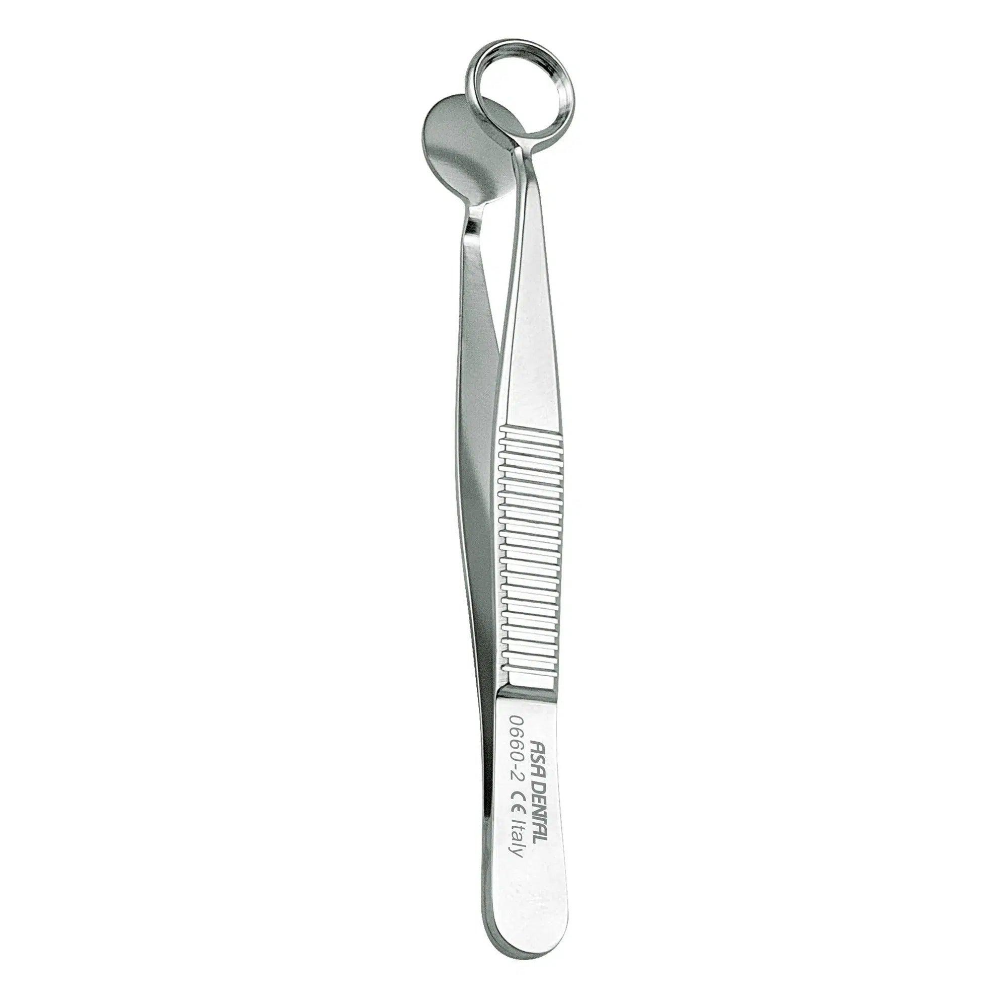 Asa Dental Membraan pincet met delicate ringpunten (9 cm)