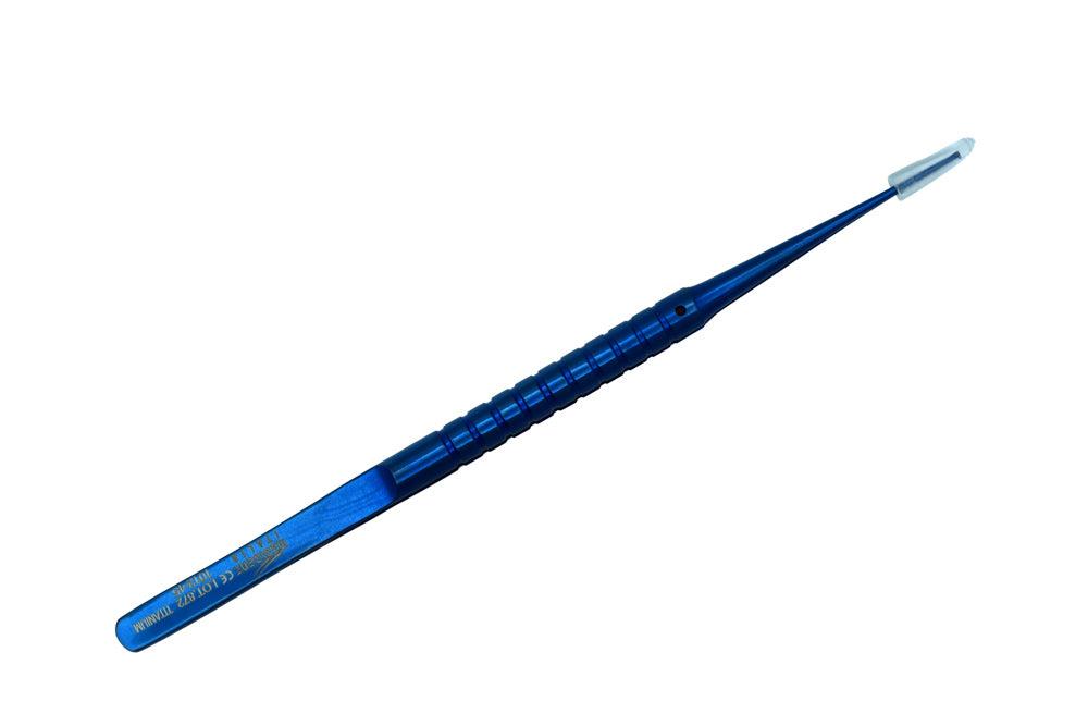 Fijne chirurgische pincetten titanium recht ref. 1012-45