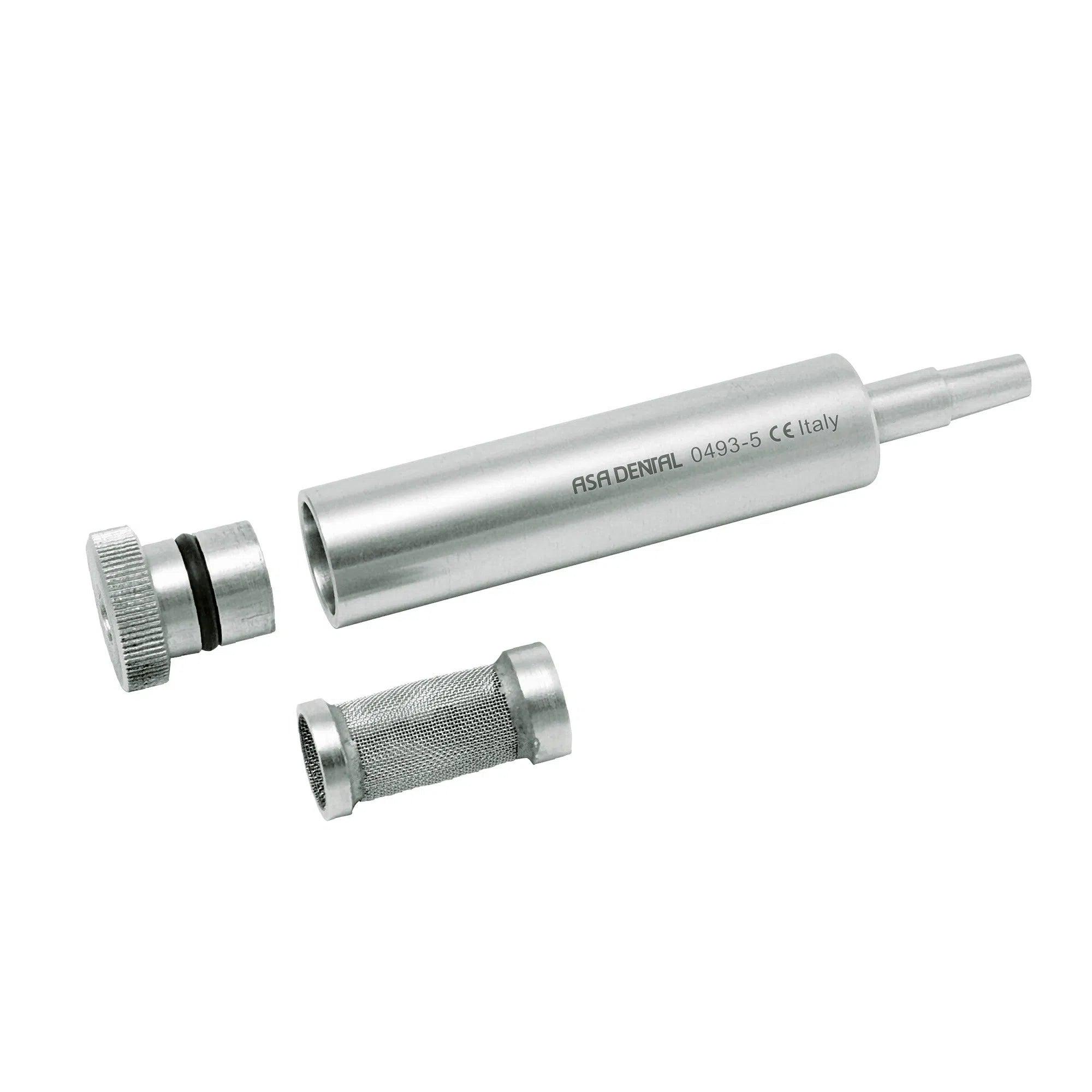 Asa Dental Aspirator / Canule met botvanger bone filter (14,5 cm)