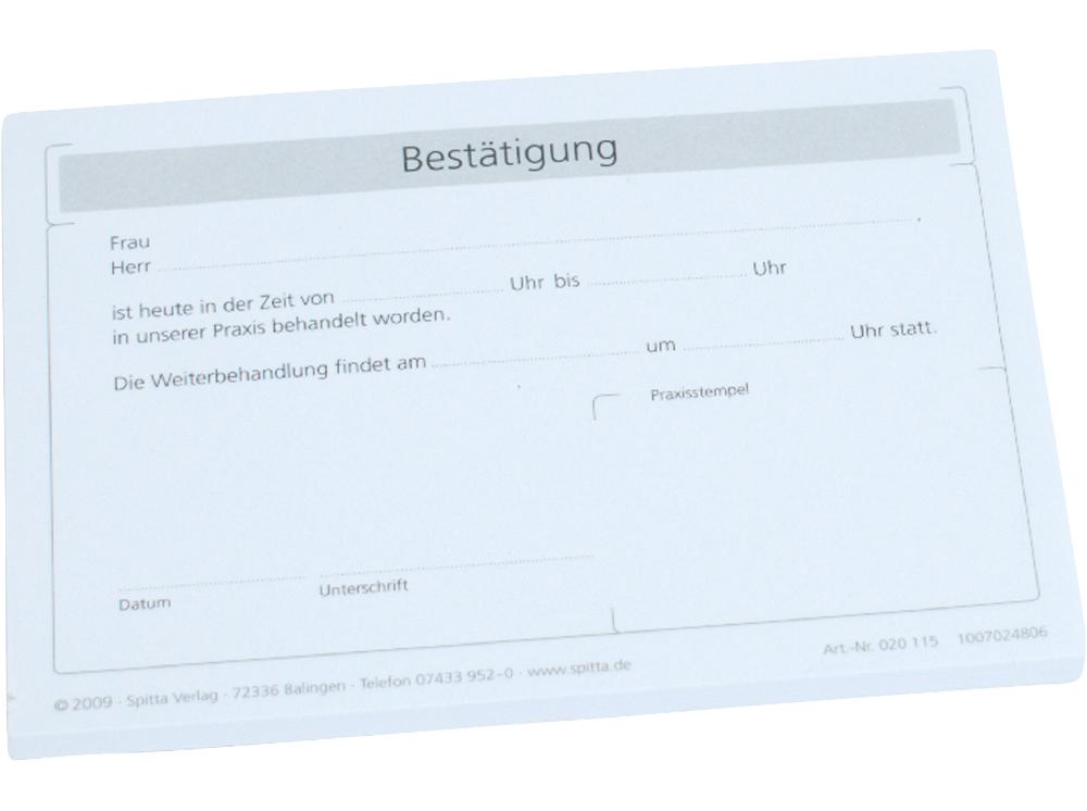 Confirmation A6 100pcs