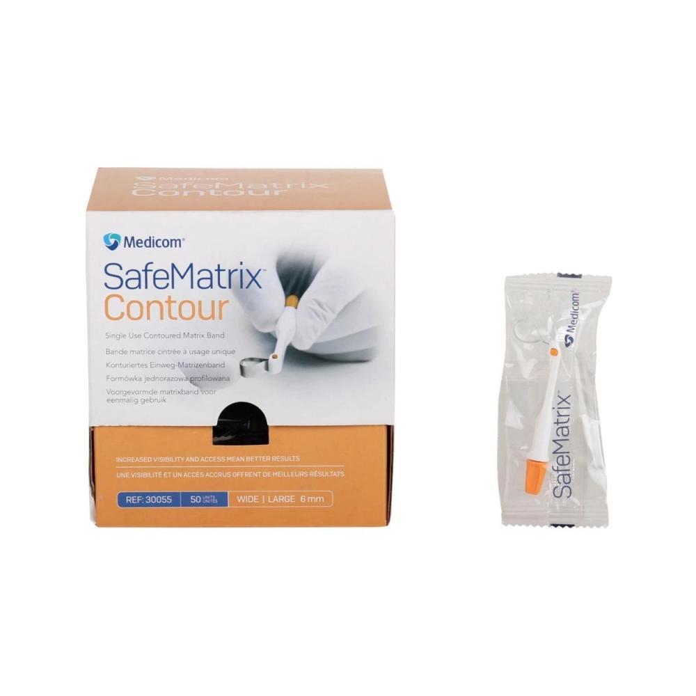 Medicom SafeMatrix wide 6 mm orange courbés