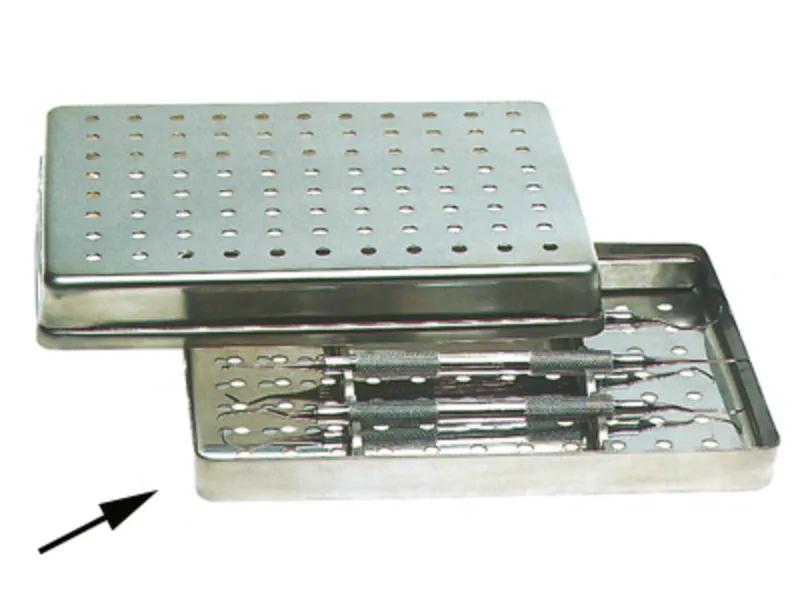 Perforés Acier inoxydable Plateau (Format 18 x14 x 1,9 cm)