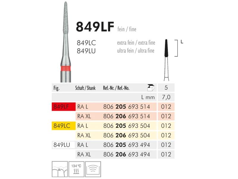 849 LF diamantinstrument
