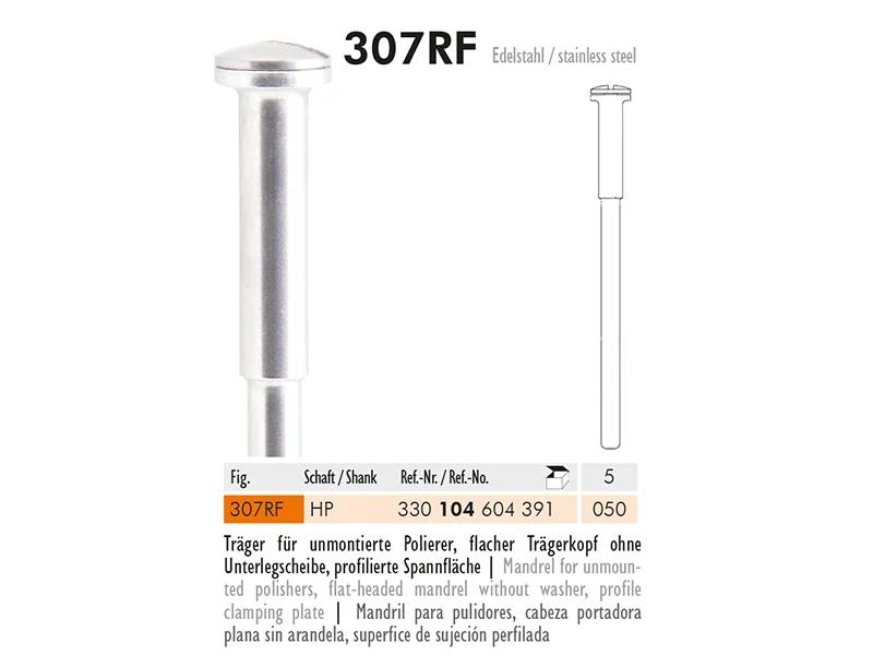 307 RF HP 050 Mandrel for unmounted polishers