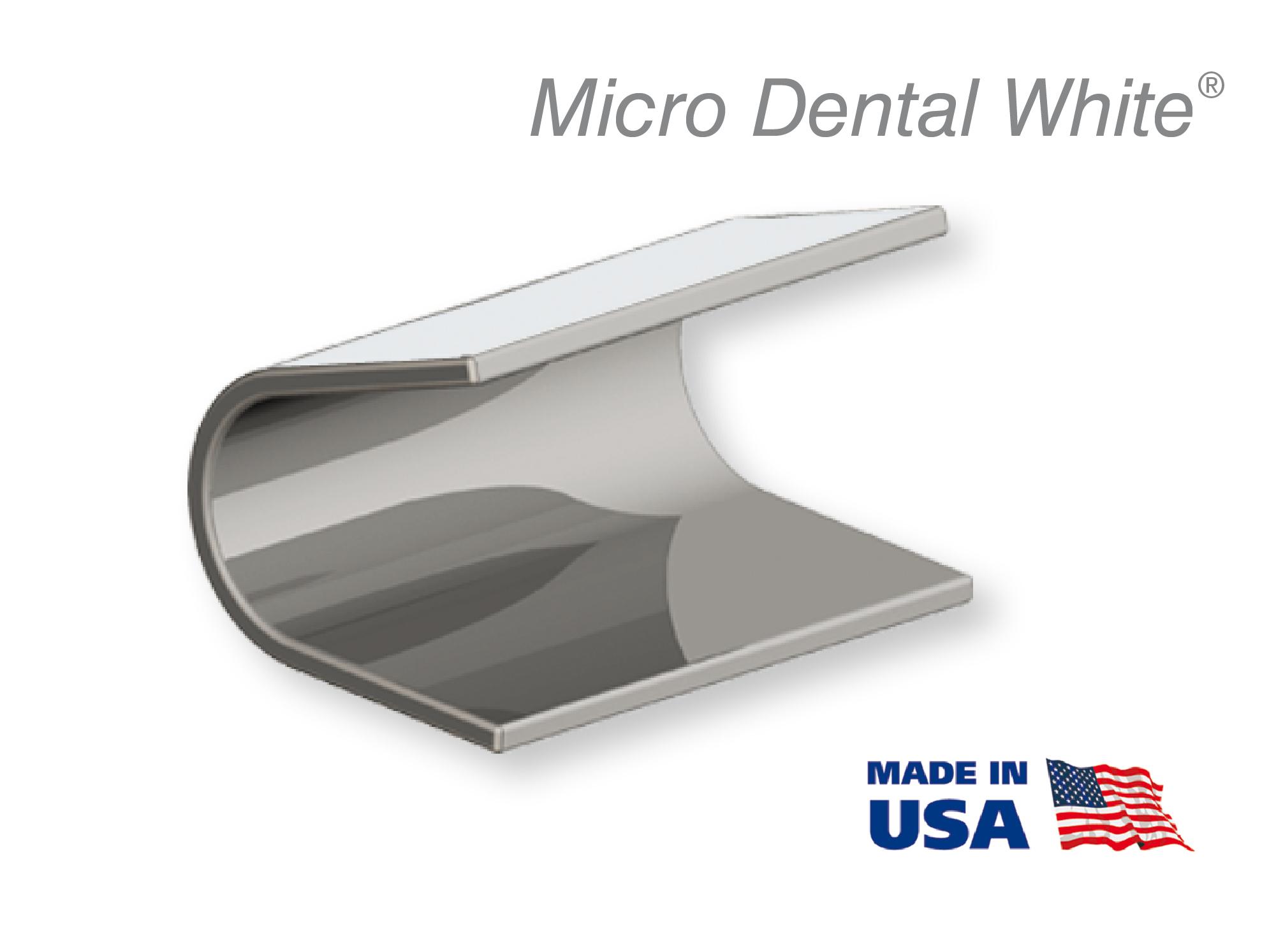 Crimpable mini stops for NiTi archwires, tooth-coloured