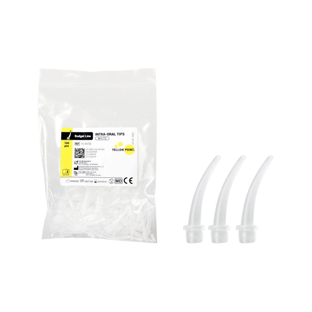 Yellow Point Budget Line embouts intra-oraux blanc 100 pcs