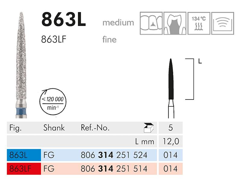 863 L instrument diamanté