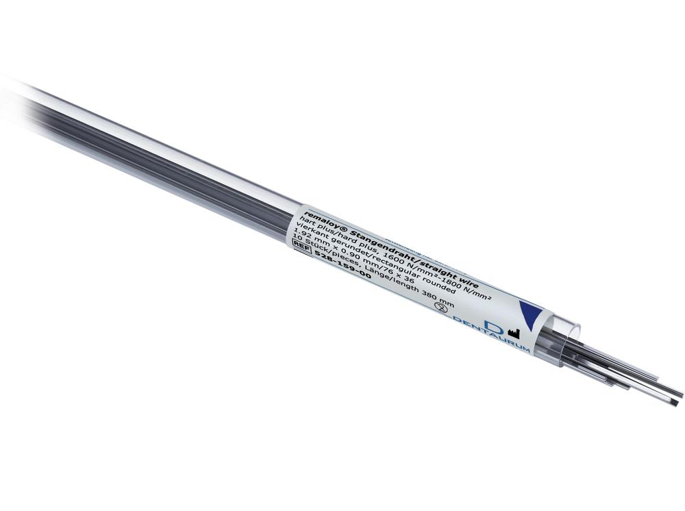 remaloy® staafdraad, vierkant afgerond 1,92 mm x 0,90 mm / 76 x 36, hard plus