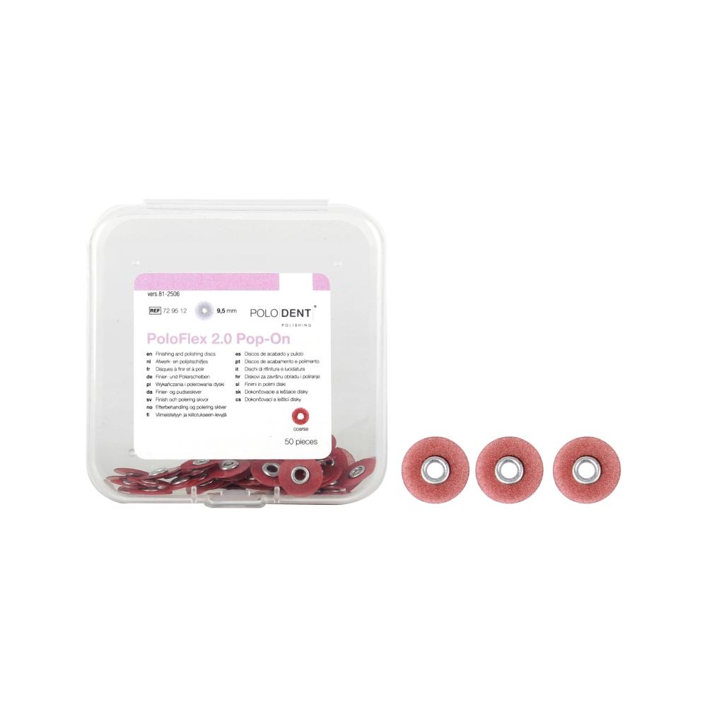 PoloDent PoloFlex 2.0 Pop-On gros 9,5 mm 50 pcs