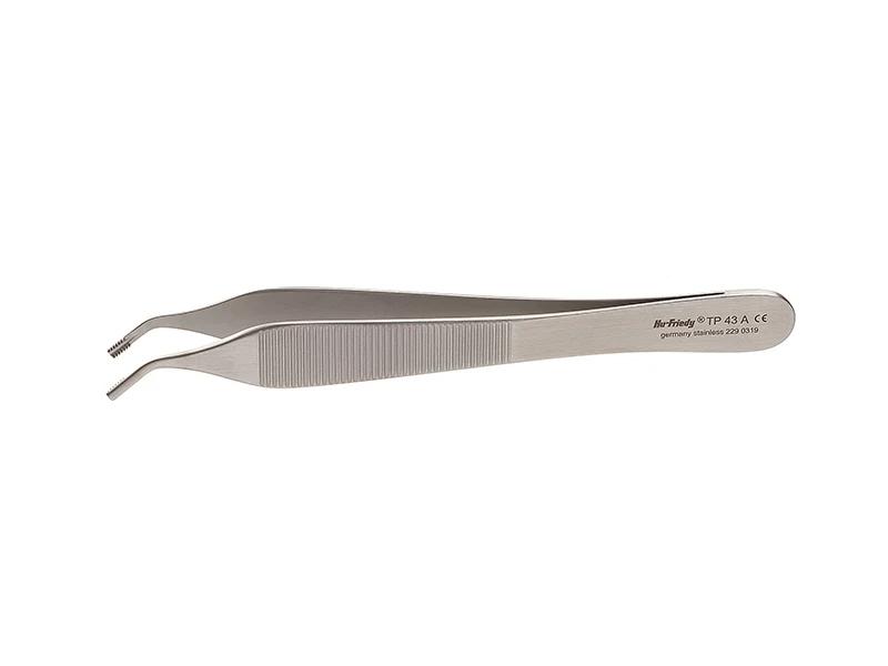 Tissue Pliers Adson Brown 7X7 Angled