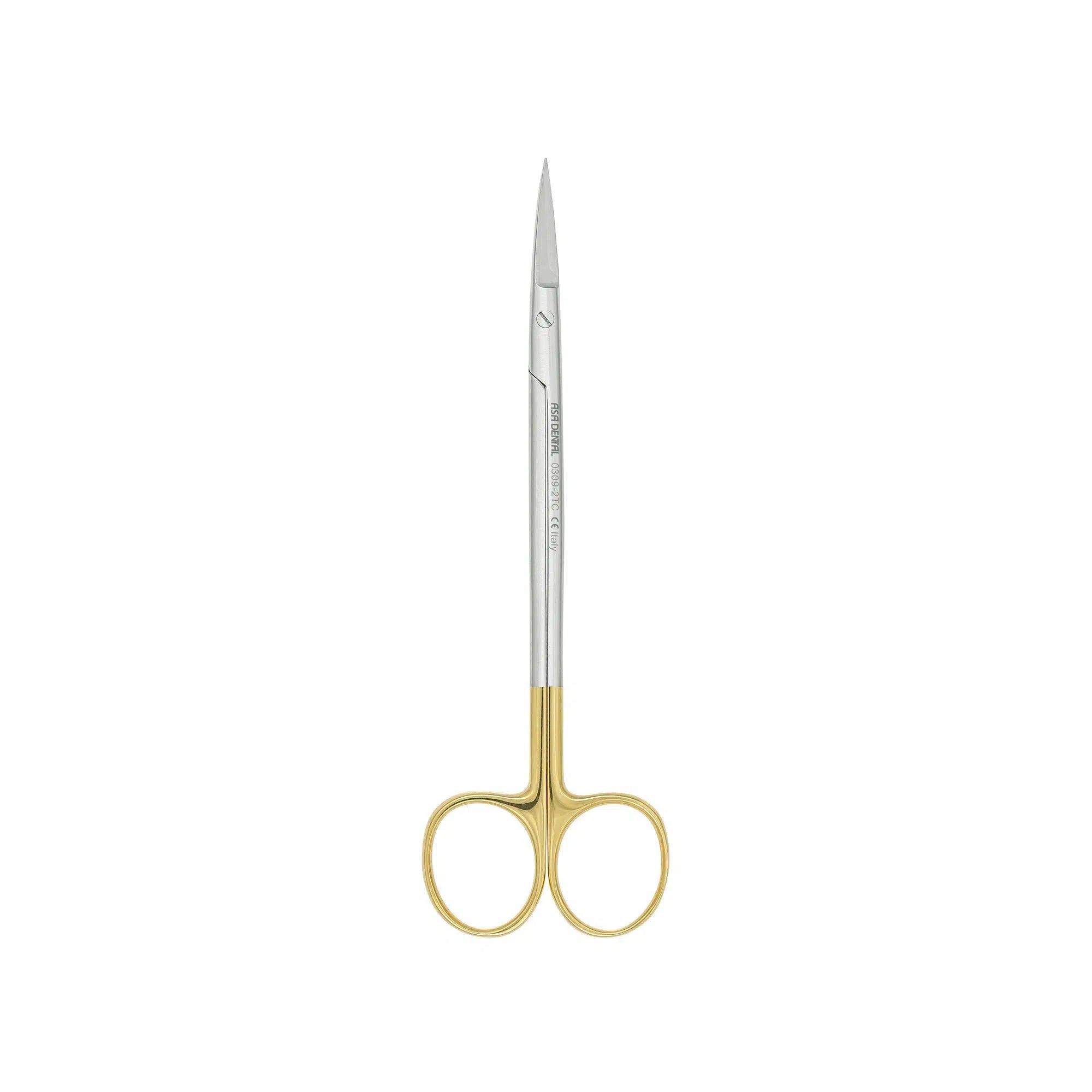 Asa Dental Tandvleesschaar / Gum scissors #2 Kelly TC Gebogen (16 cm)