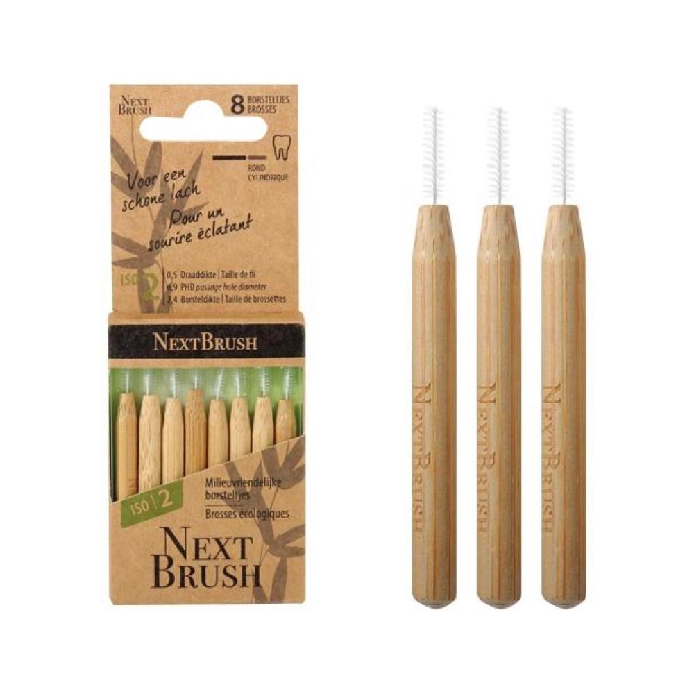 Brossettes interdentaires Bambou ISO 3 / 3,0 mm 8 pcs
