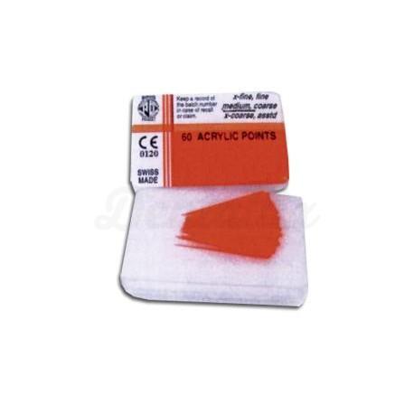 Pointes de gutta-percha acryliques (60 pcs)