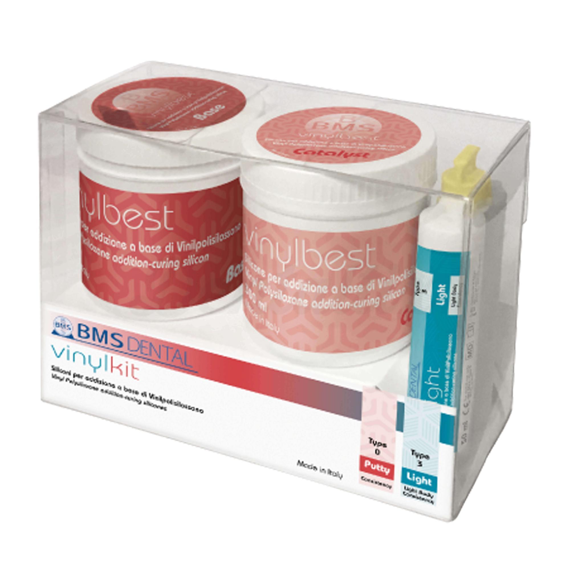 Vinylkit : Mini Kit Silicone (150 ml Putty + 150 ml Catalyseur + 50 ml Light)