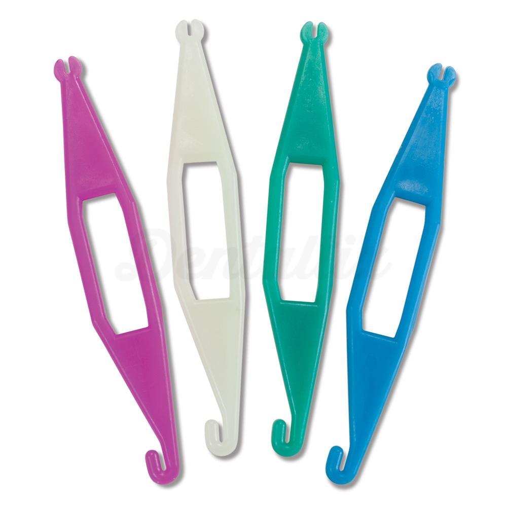 Elastiekjespositioneerders: orthodontische accessoires in diverse kleuren (100 st.)