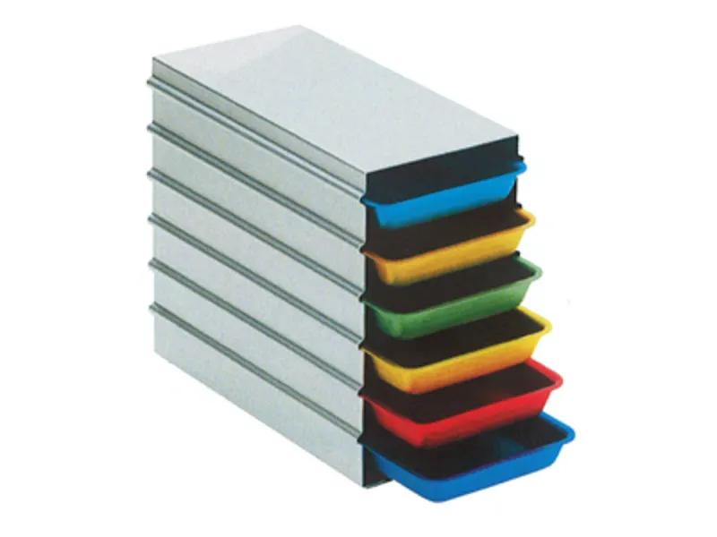 Display alu Pour 6 plateaux 20 X 10 (Format 10,3 x 20 x 18,5 cm)