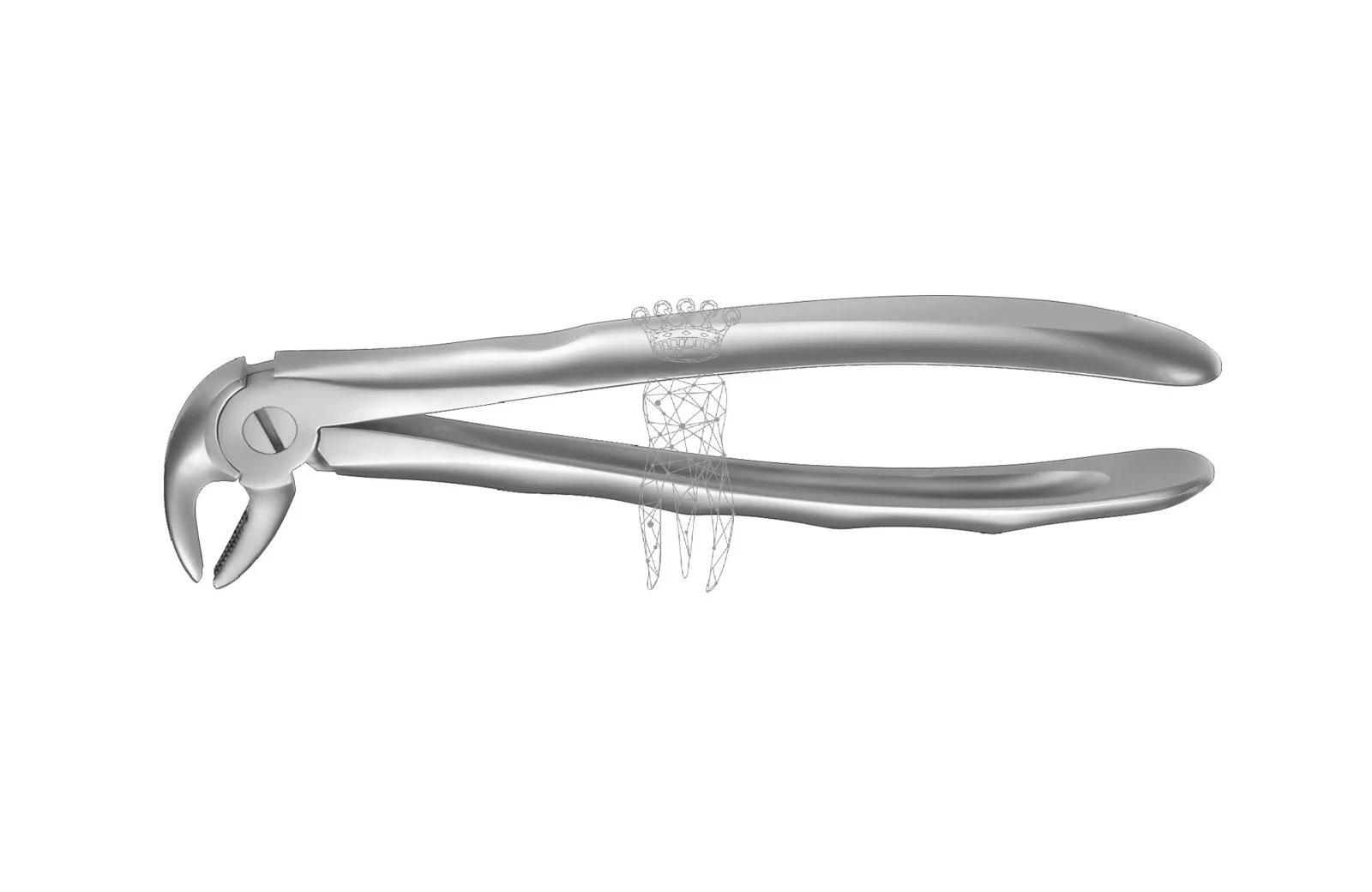 Davier Dents Anterieures Et Premolaires Mand.