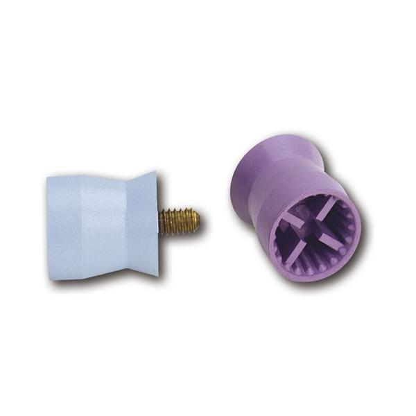 Young® Petite Web™ Cupules à polir sans latex Screw-in - souple (violet)