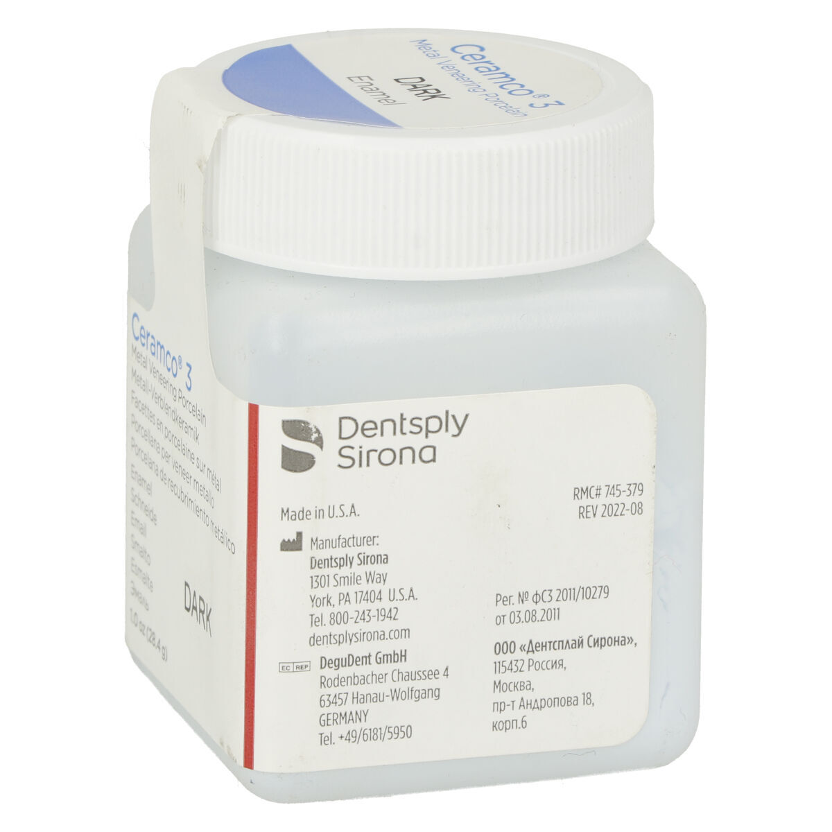Ceramco® 3 Facettes en porcelaine émail - foncé