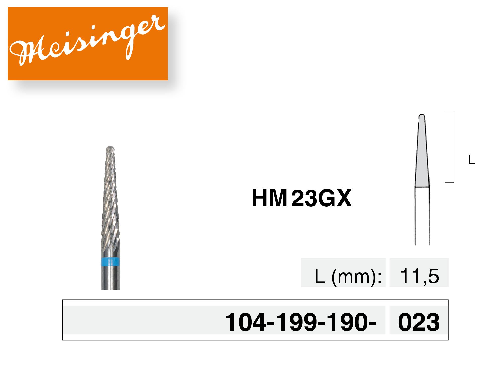 Fraise en carbure "HM 23GX"