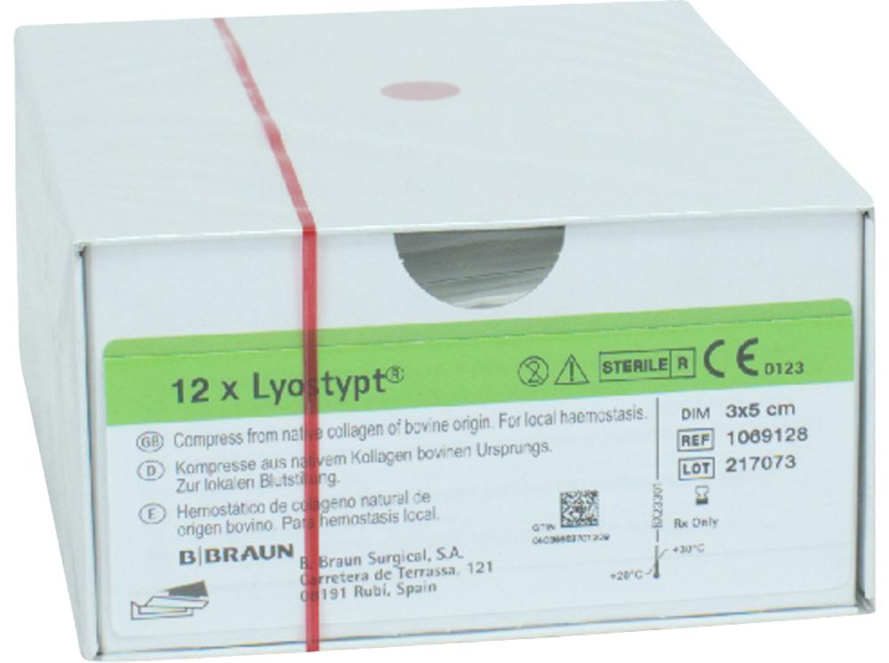 Lyostypt kompres 3x 5cm 12st