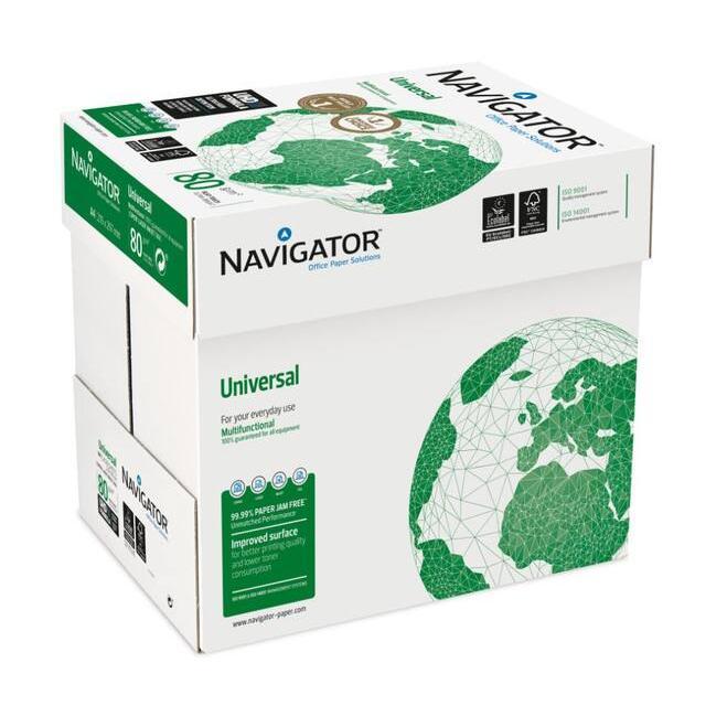 Papier d'impression A3 blanc 80 g Navigator Universal, 2500 feuilles (5 x 500 pcs)