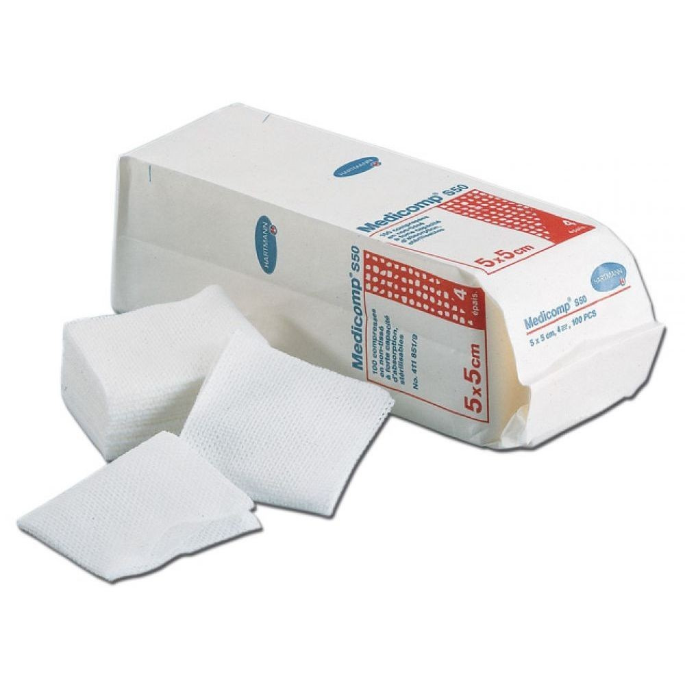 COMPRESSES NON-TISSEES - MEDICOMP (100)