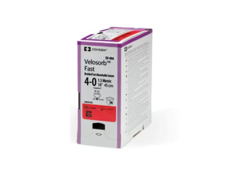 Velosorb Fast fil de suture 4-0 19 mm C-13 45 cm