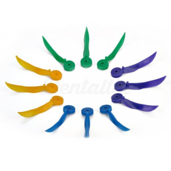 Dental Wedge : Cales rondes en plastique (50 pièces)