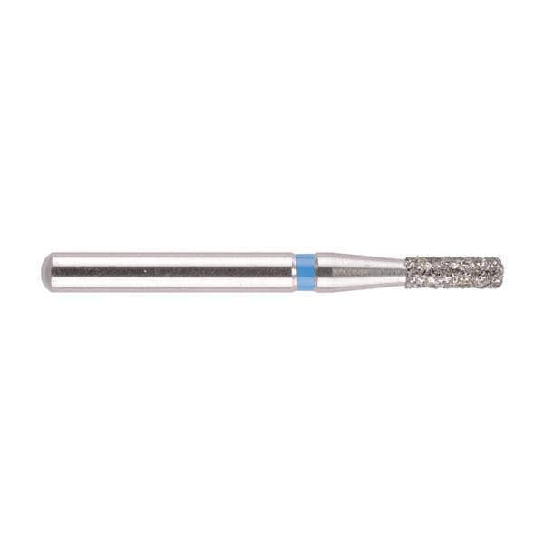 Fraises diamantées NeoDiamond FG - 156 cylindrique ronde - ISO 012, moyen (bleu), 10 pcs