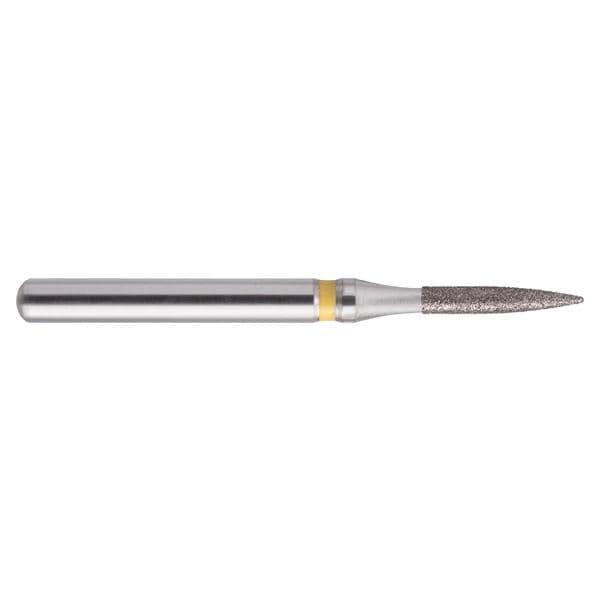 Fraises diamantées NeoDiamond FG - 248 flamme - ISO 012, extra fin (jaune), 10 pcs