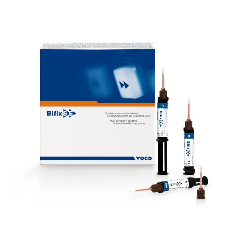 Ciment de scellement VOCO Bifix SE QuickMix, set seringues 3 x 5 g (universel / transparent / opaque)