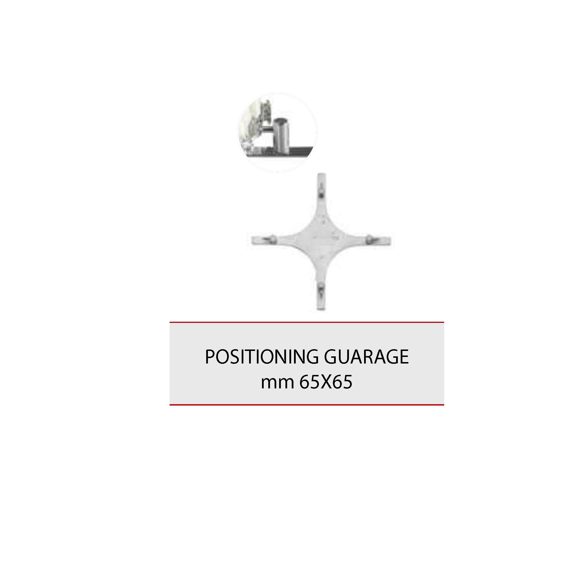 Jauge de positionnement 65x65 mm réf. 1025-5