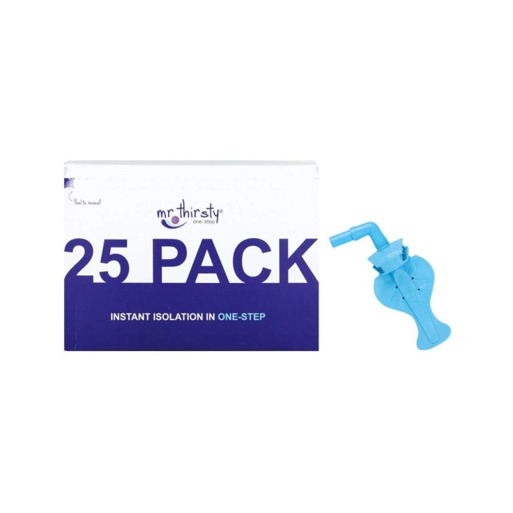 Zirc Mr. Thirsty One-Step dispositif d'isolation large neon bleu 50 pcs