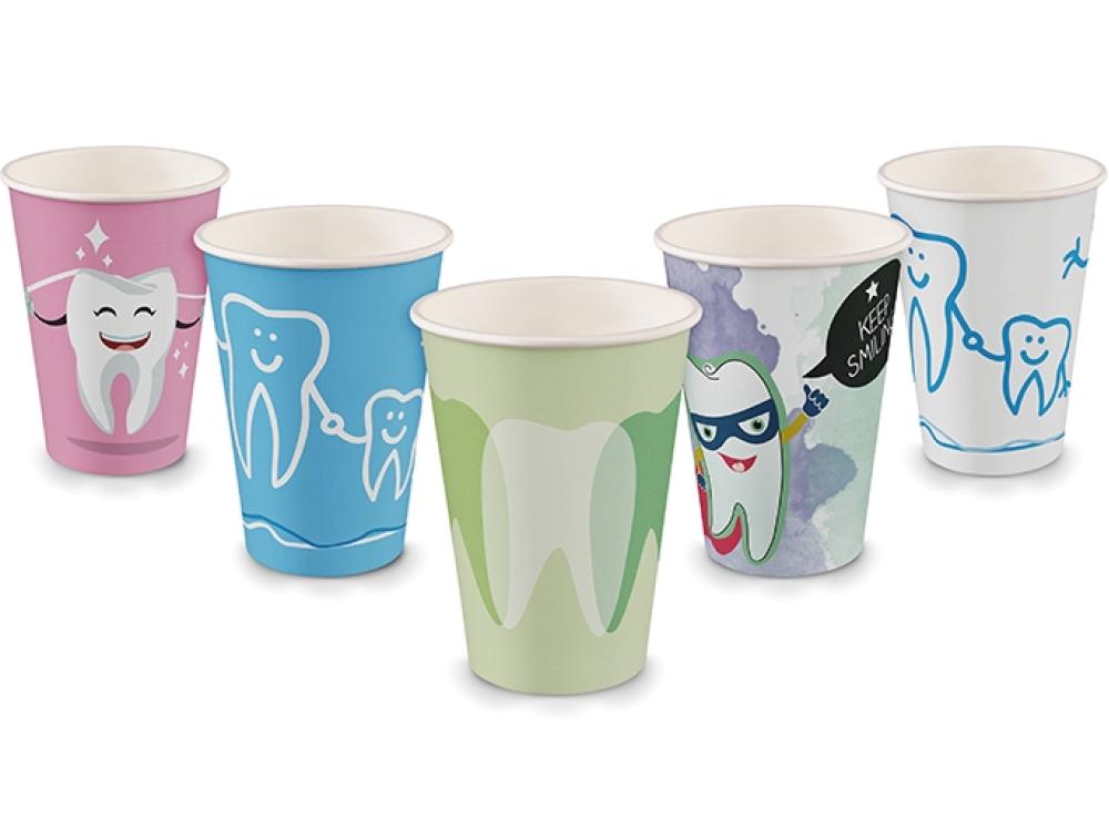 Gobelet pour bain de bouche Papier Motif Mix 2000p