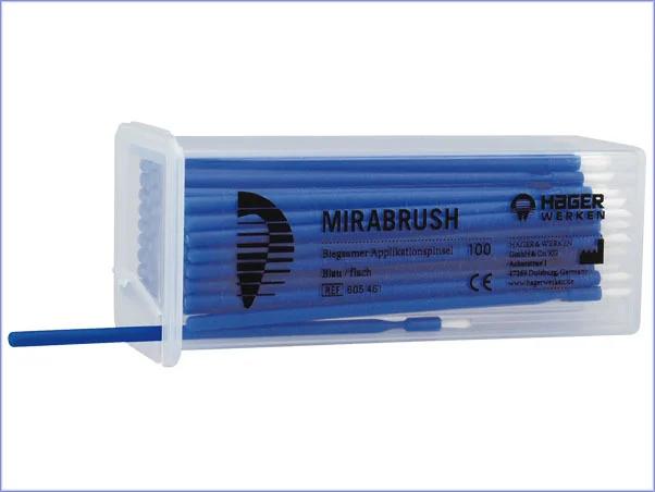 Mirabrush Regular Plat Bleu 100Pcs