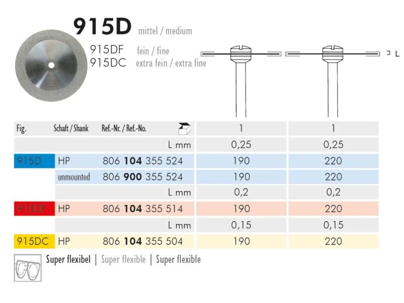 915 D disque diamanté