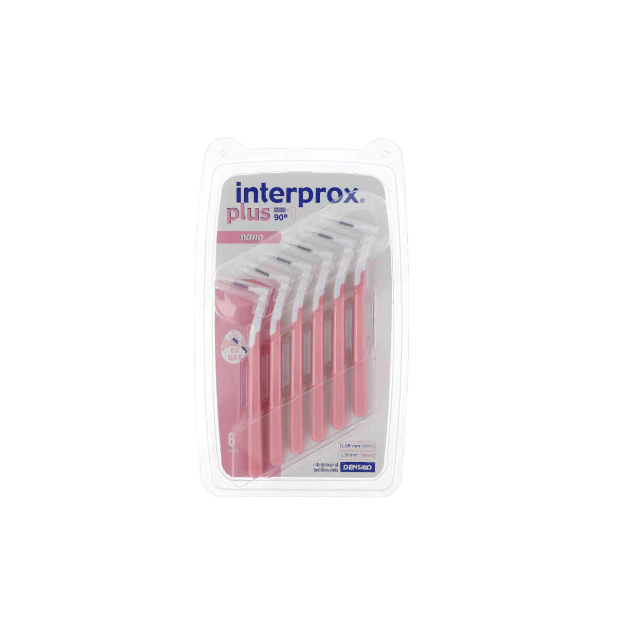 Interprox® Plus Nano brossettes interdentaires Ø 1,9mm (rose) - 6pces