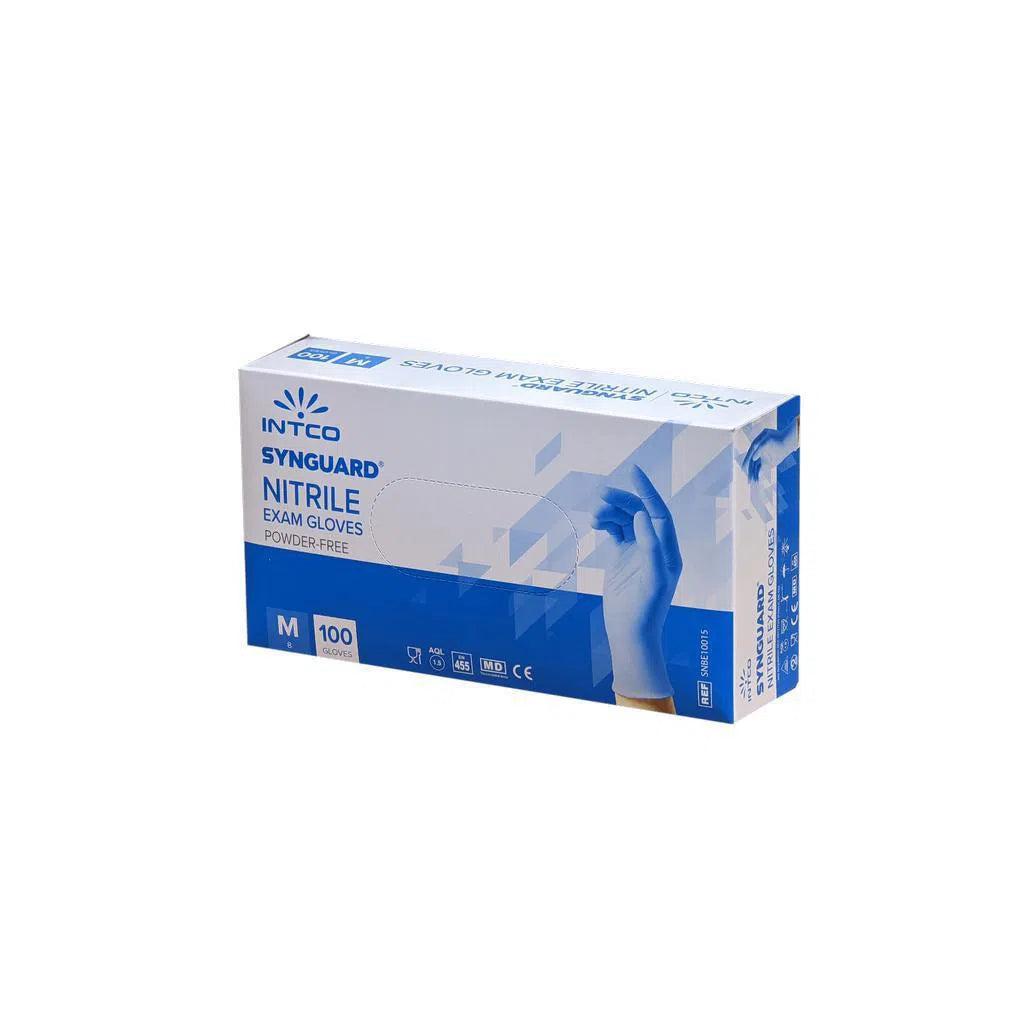 Gants nitrile INTCO non poudrés bleus 3,5 g (100 pcs)