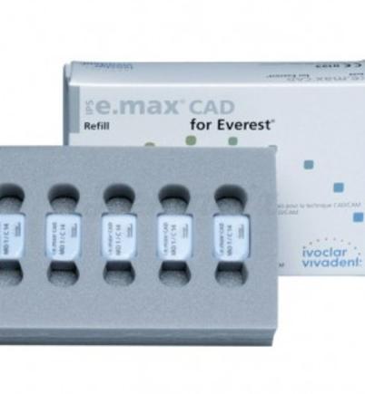 Bloc en disilicate IPS e.Max CAD Everest MO (5 pcs)