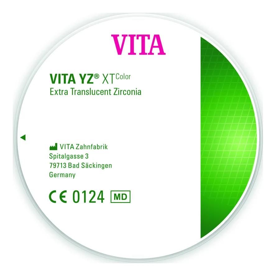 VITA YZ Disc XT Color B2; 98.4 / h 14 mm