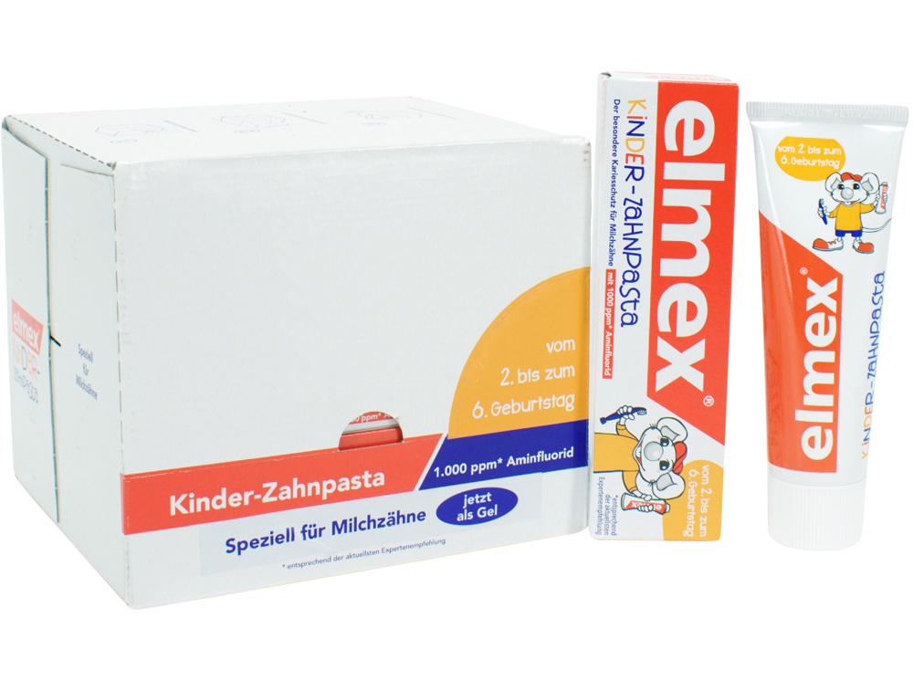 elmex dentifrice 2-6J 1000ppm 12x50ml