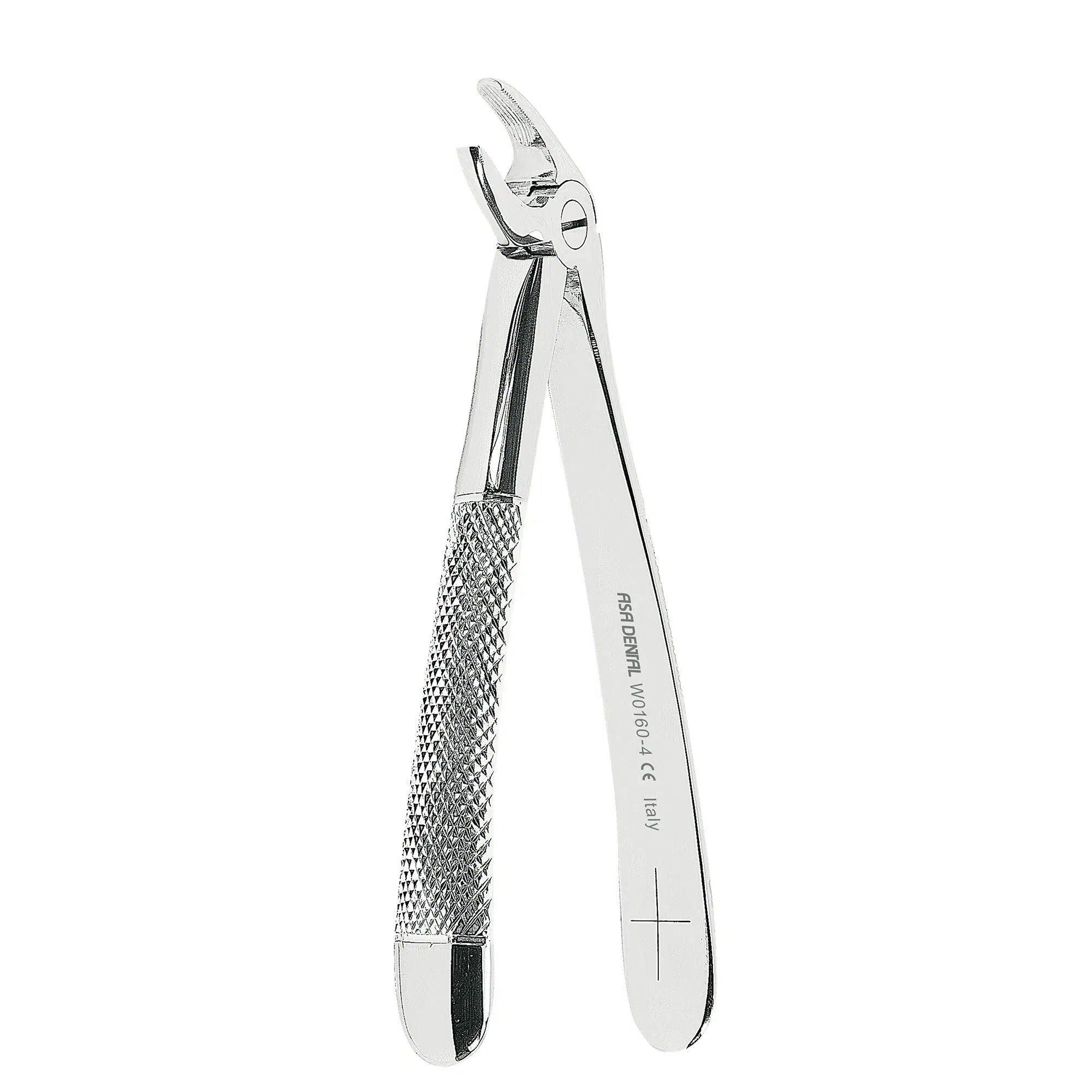 Asa Dental AsaLady Extractietang #4 Gekartelde punt (14 cm)