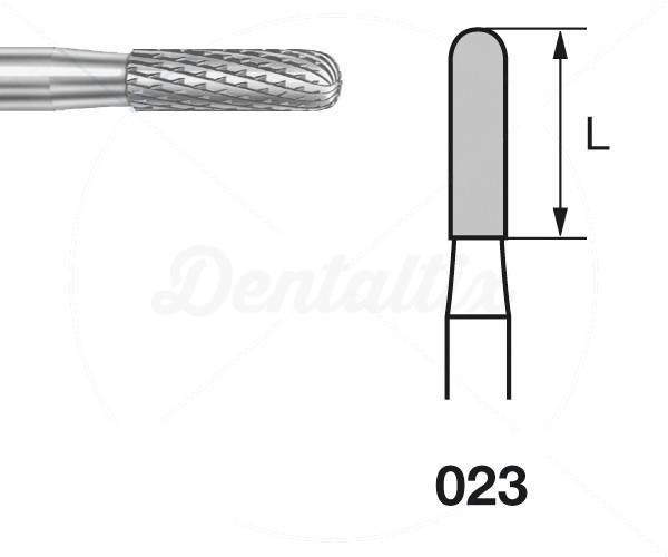 Fraise H129NEX.104. PM Cylindrique Arrondie