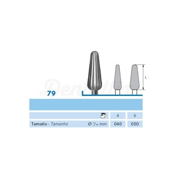 Acier de laboratoire 79.104.040 (6 pièces)